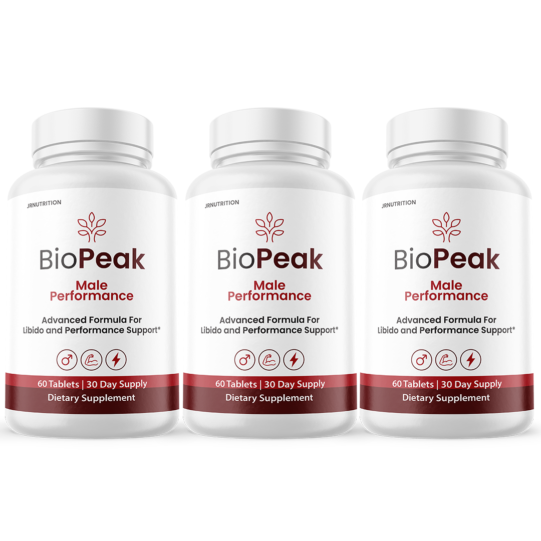 BioPeak Men Enhancement Capsules, BioPeak Pills Last longer - 3 Bottles